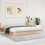 Estructura de cama de madera maciza de pino 200x200 cm de , Camas y somieres - Ref: Foro24-3211836, Precio: 226,77 €, Descuen...