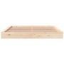 Estructura de cama de madera maciza de pino 200x200 cm de , Camas y somieres - Ref: Foro24-3211836, Precio: 226,77 €, Descuen...