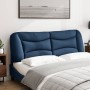 Padded headboard with blue fabric 160 cm by , Headboards and footboards - Ref: Foro24-374594, Price: 79,99 €, Discount: %