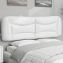 White synthetic leather padded bed headboard 160 cm by , Headboards and footboards - Ref: Foro24-374596, Price: 81,09 €, Disc...