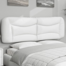 Cabecero de cama acolchado cuero sintético blanco 160 cm de , Cabeceros y pies de cama - Ref: Foro24-374596, Precio: 81,09 €,...