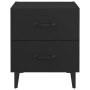 Mesita de noche 2 unidades negro 40x35x47,5 cm de vidaXL, Mesitas de noche - Ref: Foro24-811991, Precio: 97,51 €, Descuento: %