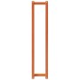 Solid waxed brown pine wood towel rack 23x18x110 cm by , Towel racks - Ref: Foro24-844475, Price: 24,12 €, Discount: %