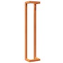 Solid waxed brown pine wood towel rack 23x18x110 cm by , Towel racks - Ref: Foro24-844475, Price: 24,12 €, Discount: %