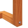 Solid waxed brown pine wood towel rack 23x18x110 cm by , Towel racks - Ref: Foro24-844475, Price: 24,12 €, Discount: %