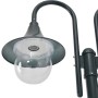 Garden street lamp with 2 dark green aluminum lights E27 220 cm by , Outdoor lighting - Ref: Foro24-44217, Price: 118,29 €, D...