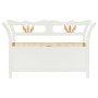 Solid white fir wood bench 107x45x75.5 cm by vidaXL, Benches for halls and storage - Ref: Foro24-351774, Price: 152,99 €, Dis...