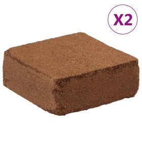 Coconut fiber blocks 2 pcs 5 kg each 10 kg total by , Earth and sand - Ref: Foro24-155729, Price: 32,85 €, Discount: %