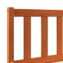 Solid wax brown pine wood bed frame 120x190 cm by , Beds and slatted bases - Ref: Foro24-844803, Price: 85,89 €, Discount: %