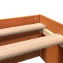 Estructura de cama madera maciza de pino marrón cera 75x190 cm de , Camas y somieres - Ref: Foro24-844822, Precio: 55,64 €, D...