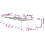 Estructura de cama madera maciza de pino marrón cera 75x190 cm de , Camas y somieres - Ref: Foro24-844822, Precio: 55,64 €, D...