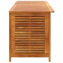 Garden storage box solid acacia wood 150x50x56 cm by , Outdoor storage boxes - Ref: Foro24-365842, Price: 208,75 €, Discount: %