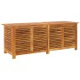 Caja de almacenaje de jardín madera maciza acacia 150x50x56 cm de , Cajas de almacenaje para exteriores - Ref: Foro24-365842,...