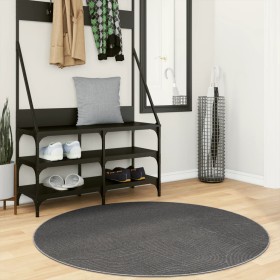 Scandinavian look short pile rug IZA anthracite Ø 120 cm by , Rugs - Ref: Foro24-375435, Price: 44,93 €, Discount: %