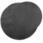 Scandinavian look short pile rug IZA anthracite Ø 120 cm by , Rugs - Ref: Foro24-375435, Price: 44,82 €, Discount: %