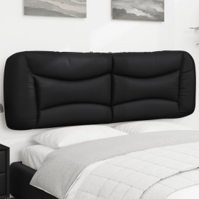 Black synthetic leather padded bed headboard 160 cm by , Headboards and footboards - Ref: Foro24-374595, Price: 79,58 €, Disc...