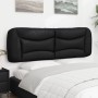 Black synthetic leather padded bed headboard 160 cm by , Headboards and footboards - Ref: Foro24-374595, Price: 79,58 €, Disc...