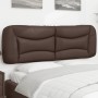 Cabecero de cama acolchado cuero sintético marrón 160 cm de , Cabeceros y pies de cama - Ref: Foro24-374597, Precio: 82,92 €,...