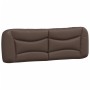 Cabecero de cama acolchado cuero sintético marrón 160 cm de , Cabeceros y pies de cama - Ref: Foro24-374597, Precio: 82,92 €,...