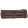 Cabecero de cama acolchado cuero sintético marrón 160 cm de , Cabeceros y pies de cama - Ref: Foro24-374597, Precio: 82,92 €,...