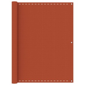 Toldo pantalla de balcón HDPE naranja 120x300 cm de , Sombrillas - Ref: Foro24-311024, Precio: 16,99 €, Descuento: %