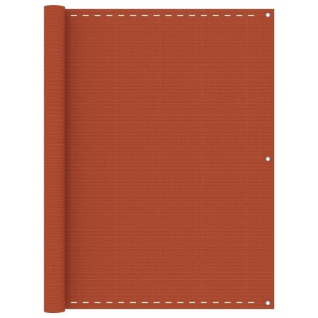 Toldo pantalla de balcón HDPE naranja 120x300 cm de , Sombrillas - Ref: Foro24-311024, Precio: 16,59 €, Descuento: %