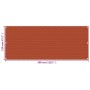 Orange HDPE-Balkonmarkise 120x300 cm von , Sonnenschirme - Ref: Foro24-311024, Preis: 16,59 €, Rabatt: %