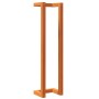 Waxed brown solid pine wood towel rack 23x18x90 cm by , Towel racks - Ref: Foro24-844474, Price: 22,74 €, Discount: %