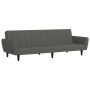 Dark gray velvet 2-seater sofa bed by , Sofas - Ref: Foro24-375859, Price: 244,18 €, Discount: %