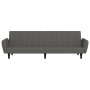 Dark gray velvet 2-seater sofa bed by , Sofas - Ref: Foro24-375859, Price: 244,18 €, Discount: %