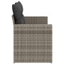 Garden sofa with cushions 2 seater gray synthetic rattan by , Outdoor sofas - Ref: Foro24-366140, Price: 240,03 €, Discount: %