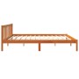 Estructura de cama madera maciza pino marrón cera 120x200 cm de , Camas y somieres - Ref: Foro24-844813, Precio: 107,99 €, De...