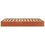 Solid wax brown pine wood bed frame 140x190 cm by , Beds and slatted bases - Ref: Foro24-844826, Price: 77,94 €, Discount: %