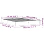 Estructura de cama madera maciza pino marrón cera 140x190 cm de , Camas y somieres - Ref: Foro24-844826, Precio: 97,37 €, Des...