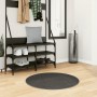 Scandinavian look short pile rug IZA anthracite Ø 80 cm by , Rugs - Ref: Foro24-375433, Price: 24,67 €, Discount: %