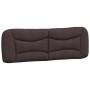 Cabecero de cama acolchado tela marrón oscuro 160 cm de , Cabeceros y pies de cama - Ref: Foro24-374591, Precio: 91,04 €, Des...