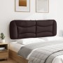 Cabecero de cama acolchado tela marrón oscuro 160 cm de , Cabeceros y pies de cama - Ref: Foro24-374591, Precio: 91,04 €, Des...