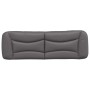 Gray synthetic leather padded bed headboard 160 cm by , Headboards and footboards - Ref: Foro24-374598, Price: 81,99 €, Disco...