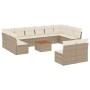 Set sofás de jardín con cojines 13 pzas ratán sintético beige de , Conjuntos de jardín - Ref: Foro24-3223895, Precio: 889,99 ...