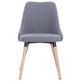 Swivel dining chairs 2 units light gray fabric by vidaXL, dining chairs - Ref: Foro24-283625, Price: 148,70 €, Discount: %