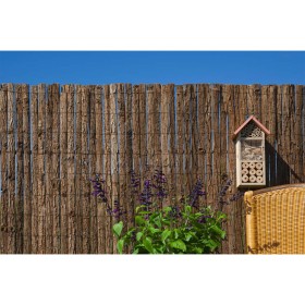 Nature Natural pine bark hurdle fence 1x3 m 5 mm thick by , fence panels - Ref: Foro24-447510, Price: 54,99 €, Discount: %