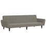 Light gray velvet 2-seater sofa bed by , Sofas - Ref: Foro24-375858, Price: 247,25 €, Discount: %