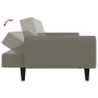 Light gray velvet 2-seater sofa bed by , Sofas - Ref: Foro24-375858, Price: 247,25 €, Discount: %