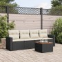 5-teiliges Gartenmöbel-Set und Kissen aus synthetischem Rattan schwarz von , Gartensets - Ref: Foro24-3223998, Preis: 305,51 ...