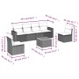 7-piece garden dining set with black synthetic rattan cushions by , Garden sets - Ref: Foro24-3224067, Price: 391,50 €, Disco...