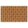 Coconut fiber doormat with a shaggy texture 45x75 cm by , Doormats - Ref: Foro24-155615, Price: 18,44 €, Discount: %