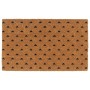 Coconut fiber doormat with a shaggy texture 45x75 cm by , Doormats - Ref: Foro24-155617, Price: 18,15 €, Discount: %