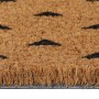 Coconut fiber doormat with a shaggy texture 45x75 cm by , Doormats - Ref: Foro24-155617, Price: 18,15 €, Discount: %