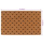 Coconut fiber doormat with a shaggy texture 45x75 cm by , Doormats - Ref: Foro24-155617, Price: 18,15 €, Discount: %