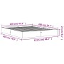 Estructura de cama madera maciza pino marrón cera 120x200 cm de , Camas y somieres - Ref: Foro24-844819, Precio: 90,10 €, Des...